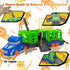 3 4 5 6 3-9 Playset Toddler Truck Toys for Years Old Boys, Safari Animals Toys with Transporter Truck, Zoo Animals
