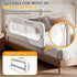 strenkitech Beds48inch Foldable Toddler Bed Rails - Kids Guard Bumper for Crib Safe Bed Side Rail for Twin Queen King