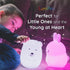 Lumipets Remote Control Silicone Night Light for Kids - Elephant Design with 9 Soft Colors & Sleep Timer