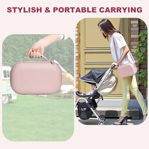 Momcozy 2) Wearable Breast Pump Bag Carrying Case for & Willow, Use with Hands Free Wearable Breast Pumps for eufy