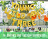 JOYMEMO Jungle Theme 3rd Birthday Decorations, Safari Balloon Garland with Wild Animal Foil Balloons and Banner