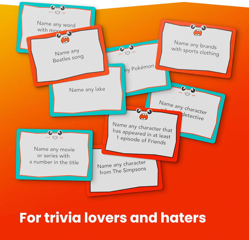 Tiki Knockout: Bluffing Trivia Game for Friends & Family – Team Building & Party Board Games for Victory Night