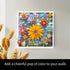 Set, 3D Set, 8+ TG BLOCKS Micro Brick Flower World Building Floral Wall Art Home Office Decoration or Table Display