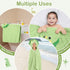 55x28 inch 1-5 FIOBEE Toddler Bath Towel with Hood Baby Towels, Large Soft Absorbent Kids Hooded Towels for Years Old