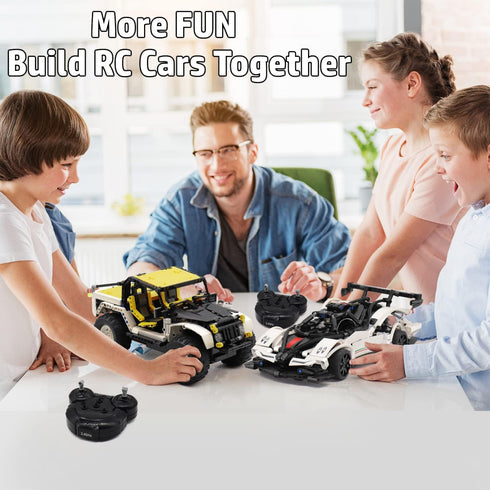 WisePlay Model Cars for Adults and Kids 9-12 Year - Build Your Own Remote Control Car STEM Projects
