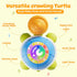 6-12 6,7,8,9-12 BLF FUN Baby Toys Months, Musical Turtle Crawling Toys with Mama and Babies, Baby Learning Toys