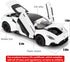 1/32 Maserati MC20 Alloy Model Car, Pull Back Function, Sound and Bright Light, Model Toy for Collection, Gift for Kids