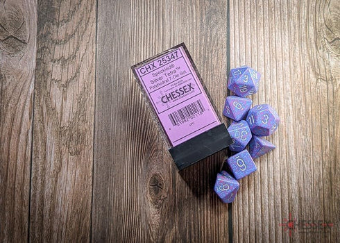 Chessex CHX25347 Speckled Silver Tetra Dice Set