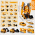 Sprstar 3-5 4-8 Series-35 Magnetic Transform Engineering Car Assembled Toys,Toy Construction Vehicles with Storage