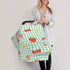 Schgap Cute Fruits Car Seat Cover for Baby Nursing Cover Breastfeeding Baby Carrier Cover Stroller Cover for Toddler