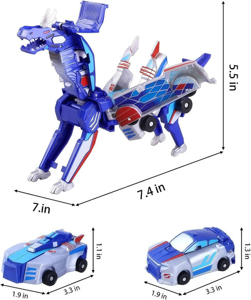 Co-opting 2 1 Collision Transforming Dinosaur Car Toy, in Magnetic Cars Transform into Dinosaur Toys