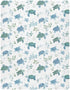 Vdsrup 39 27 5In Crib Sheets for Boys Girl Turtles Neutral Mini Crib Mattress Sheets Fitted, Blue Green Toddler Baby