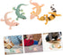 Toyvian 4pcs Simulation Lizard Model - Lizard Figurines Toy for Reptile Habitat Decorations and Educational Props