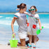 10 10 Set Summer Set 5.9 Inch Swimming Leitee Pcs Beach Sand Buckets and Pcs Sand Shovels for Kids Beach Toys Plastic