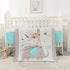 Set 3-Piece Set Set Wowelife Elephant Crib Bedding Gray, Premium Baby Bedding Elephant, Safari Newborn& Infant Nursery