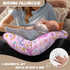 Drnuikhe Rainbow Unicorn Nursing Pillow Slipcover Covers Soft Comfortable Pillowcase for Nursing Pillow Stretchy