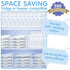 500 Count 8 oz Sherr Breastmilk Storage Bags Breast Milk Storing Freezer Bags for Breastfeeding with Pour Spout