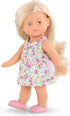 Corolle Mini Corolline Rosy 8" Doll Gift Set with Hair Brush and Extra Outfit for Kids Ages 3 Years and Up