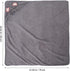 HONITANO 4pcs 31x31 Inch Hooded Baby Bath Towels - Soft Coral Fleece Animal Design Newborn Towels Essentials - Ultra