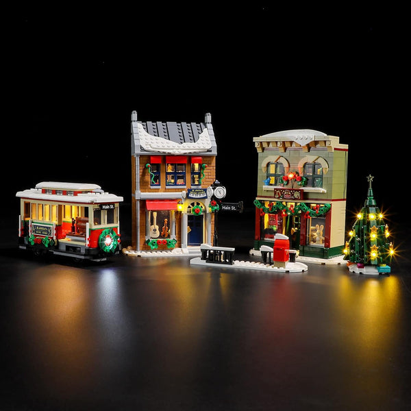 LIGHTAILING LED Light Kit for Lego 10308 Christmas High Street - Compatible with Lego Building Blocks Model (Model Not