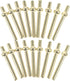 100Pcs Metal Cribbage Pegs, Cribbage Board Accessories for Family and Friends, Traditional Board Game Golden