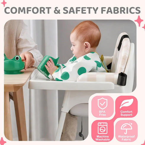 Portable Baby Shopping Cart Seat, High Chair Cover for Outdoor, One-Hand Installation Cart Seat Cover, Comfortable