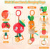 0 3 6 9 12 Baby Toys for Months, Baby Hanging Toys, Car Seat Stroller Crib Gym Baby Rattle Toys with Teether