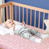 4 Pack, Set, Crib Sheets for Girls Fitted Crib Sheets for Standard Size Crib and Toddler Mattresses, Soft