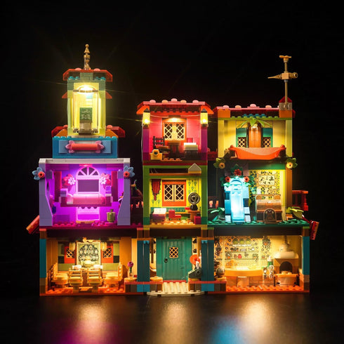 Upgraded LED Light Kit for Lego The Magical Madrigal House Building Set, Compatible with Lego 43245 (Model Not Included)