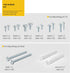 IMtKotW TV Safety Straps Furniture and TV Wall Anchors and Punch-Free Clamp Straps for Baby Proofing, VESA Mounting