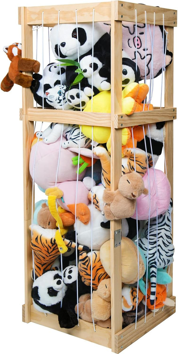 Stuffed Animal Storage with Large Capacity, Stuffed Animal Zoo Toy Storage, Large