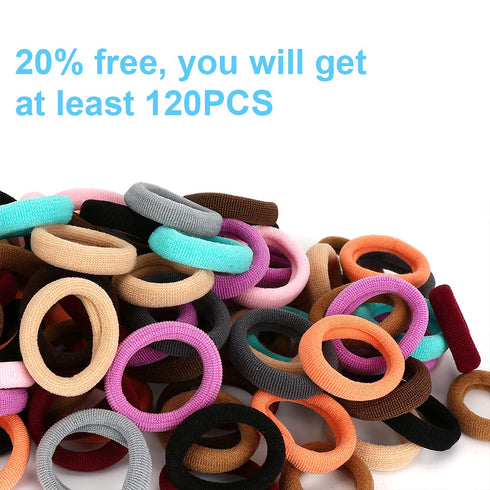 Toddler Hair Ties, Kids Hair Ties, Small Hair Bands, Girls Elastic Ponytail Holders, Diameter 0.97 Inch