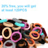 Toddler Hair Ties, Kids Hair Ties, Small Hair Bands, Girls Elastic Ponytail Holders, Diameter 0.97 Inch