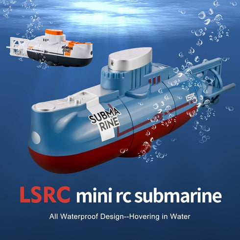 GoolRC Mini Waterproof RC Submarine - Remote Control Diving Toy