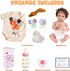 Aori Lifelike Reborn Baby Dolls - Realistic 20 Inch Girl Newborn Doll with Gift Box Set for Kids 3+