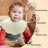 Baby Bibs for Girls Boys 8 Pack - Muslin Cotton Drool Bibs for Teething Babies