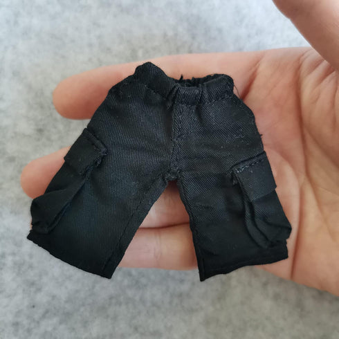 1/12 Scale Male Clothes, Men's T-Shirt and Pants for 6 Inch Action Figure Body Doll (A)