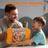 3+ JOVA Klever Kits Construction Sensory Bin for Toddlers with Glow in The Dark Stones, Sandbox with Lid Castle