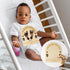 3D R HORSE Baby's First Black History Month Footprint or Handprint Art Sign Craft, I am Black History DIY Wooden