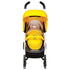 Diono Universal Newborn Pod for Sleeping, Water Resistant Lining, Baby Head and Body Support, Yellow Sulphur