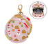 Christmas Ginger Cookies Round Pacifier Storage Case with Zipper, Portable Pacifier Case for Travel, Diaper Bag