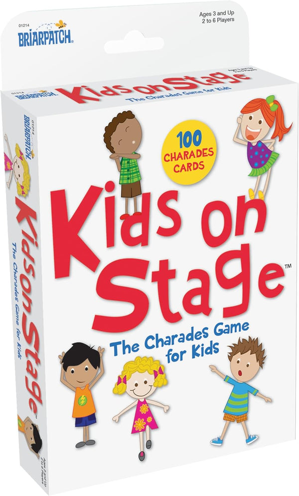 Briarpatch Kids on Stage Charades for Kids Travel Card Game for Preschool Learning