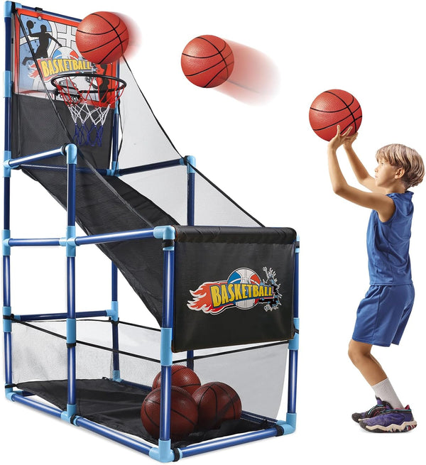 OCHIDO Arcade Basketball Game Set for Kids 3-10 Years Old, Indoor/Outdoor Sport Play, Ideal Gift for Ages 3-5, 6-8,