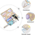 Burbuja 2 Pack, 2 Heart in Cloud Wet Dry Bags for Baby Cloth Diaper Waterproof Reusable Wet Bag with Zippered Pockets