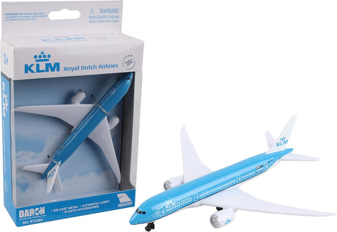 Daron Toy Airplane – KLM 787 – Die-Cast Metal Model Toy with Plastic Parts for Kids Ages 3+