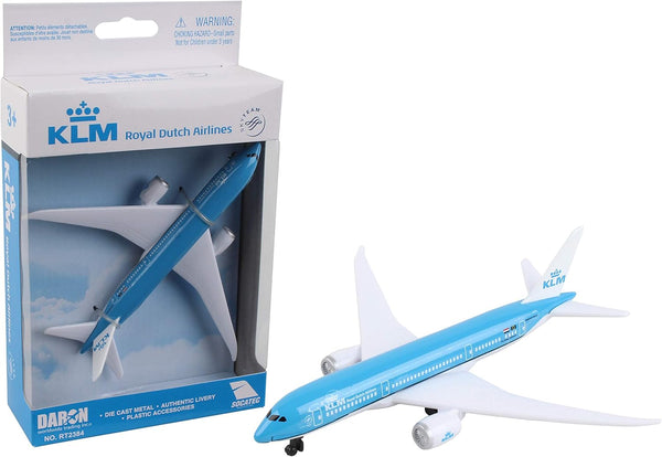Daron Toy Airplane – KLM 787 – Die-Cast Metal Model Toy with Plastic Parts for Kids Ages 3+