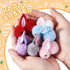 Digwry 30 Pack Prefilled Easter Eggs with Plush Bunnies,Pre Filled Easter Eggs with Stuffed Toys Inside,Easter Basket