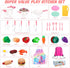 Kids Play Kitchen Accessories Set, Pretend Play Cooking Toys Set, Kitchen Toys Playset for Toddlers with Fake Play Food