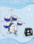 Set 4 5 6 Upgraded Kids Drum for Toddlers Plastic Musical Jazz Drum Instruments Kit Birthday Musical Learning Toys