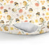 Summer Pastel Bee Floral Baby Nursing Pillow Covers for Boy Girl Vintage Bees Honeycomb Flowers Nursery Pillowcase